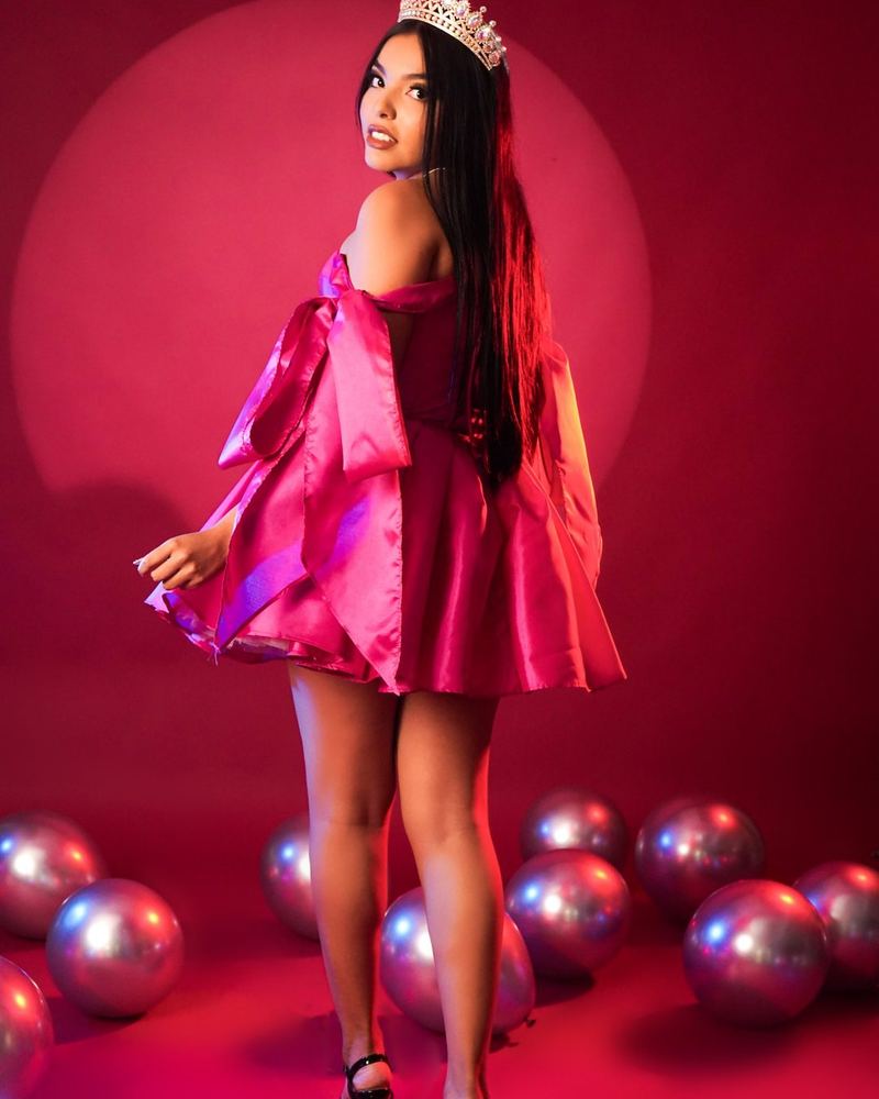 Quinceañera vestido rosa